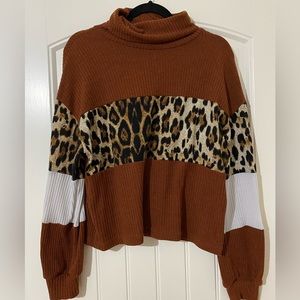 Cropped Turtle Neck